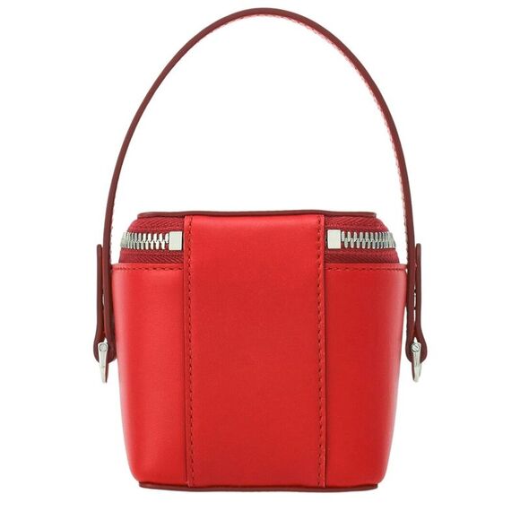 Ferragamo Leather Vanity Case, Red